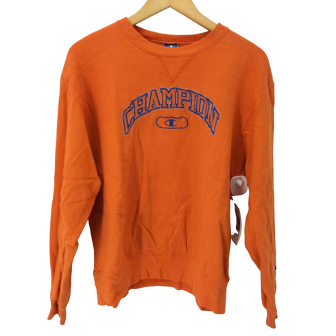 チャンピオン Champion 90s 青タグ MADE IN USA Vガゼット フロントロゴ刺繍 スウェット メンズ JPN:XL